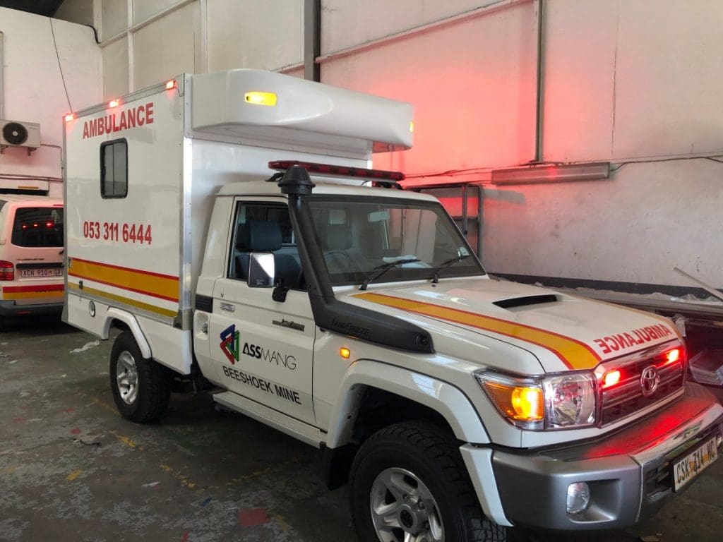 Mine and Industrial Ambulances in South Africa -
